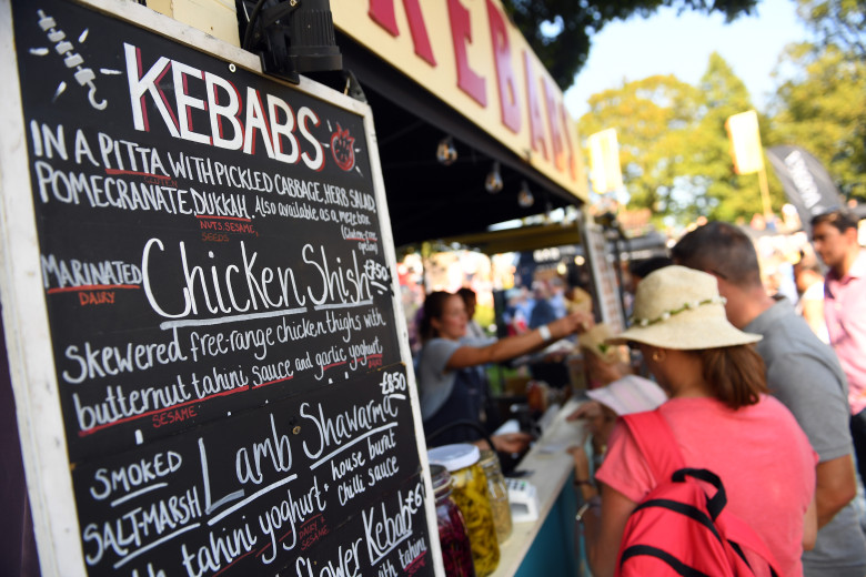 Abergavenny Food Festivals stalls