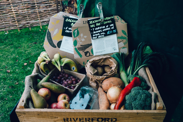 artisan food products on display at Llangollen Food Festival