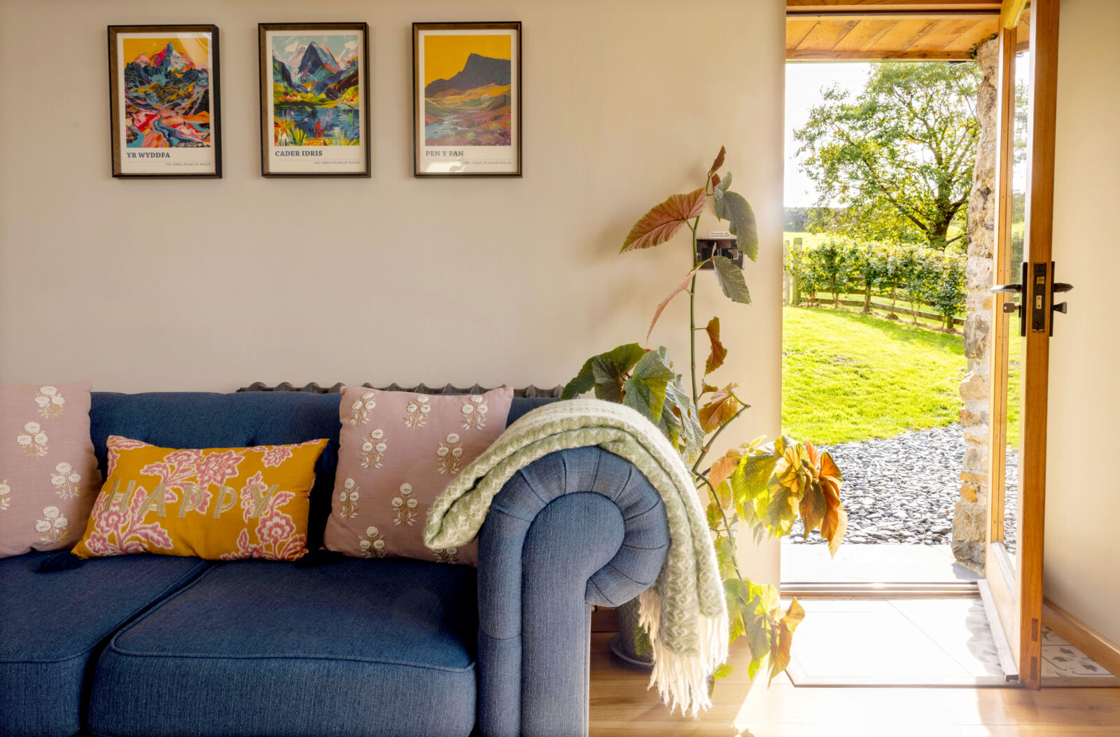Lounge at Snowdonia Lodge Hideaway Wales Mountain Retreat